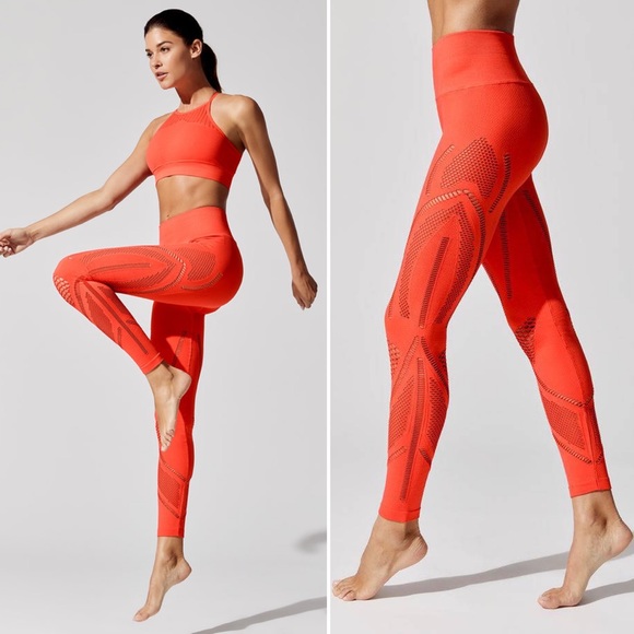 NUX Pants - NUX Carbon38 Finesse Seamless Leggings Poppy